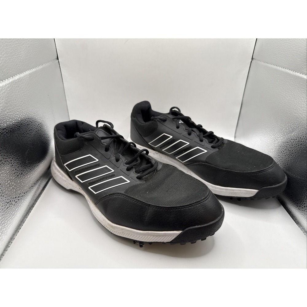 Size 11.5 -‎ Men's Adidas Tech Response 3.0 Golf - Black/White [GV6893]